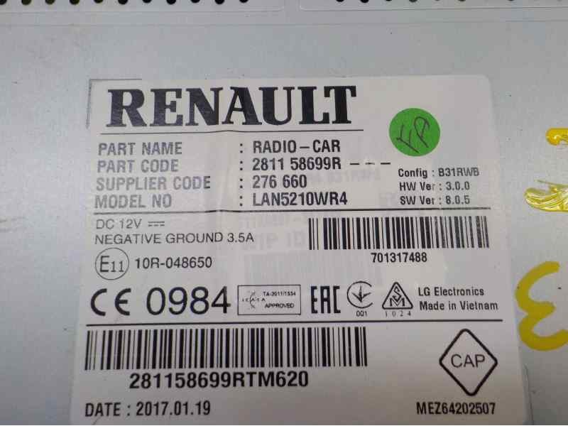 Recambio de pantalla multifuncion para renault clio iv grandtour 1.2 16v referencia OEM IAM   
