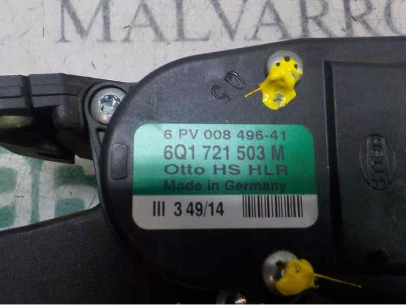 Recambio de potenciometro pedal para seat ibiza sc (6j1) 1.2 tdi referencia OEM IAM 6Q1721503M 6Q1721503M 