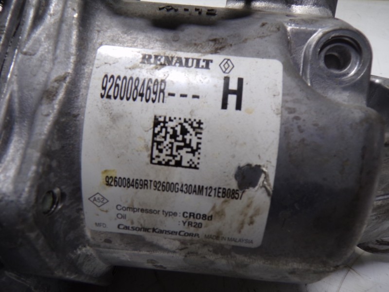 Recambio de compresor aire acondicionado para dacia sandero 0.9 tce referencia OEM IAM  926008469R 