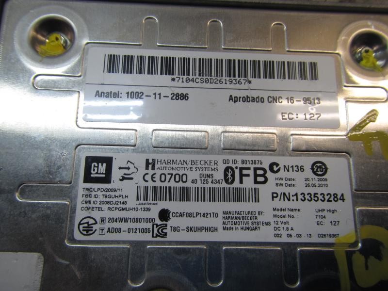 Recambio de modulo electronico para chevrolet cruze ls referencia OEM IAM   