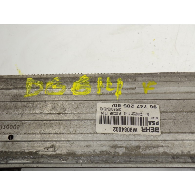 Recambio de intercooler para citroën c4 picasso 2.0 blue-hdi fap referencia OEM IAM 0384P8 9674720580 W9084002