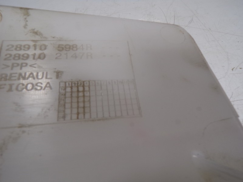 Recambio de deposito limpia para dacia sandero 0.9 tce referencia OEM IAM  289105984R 