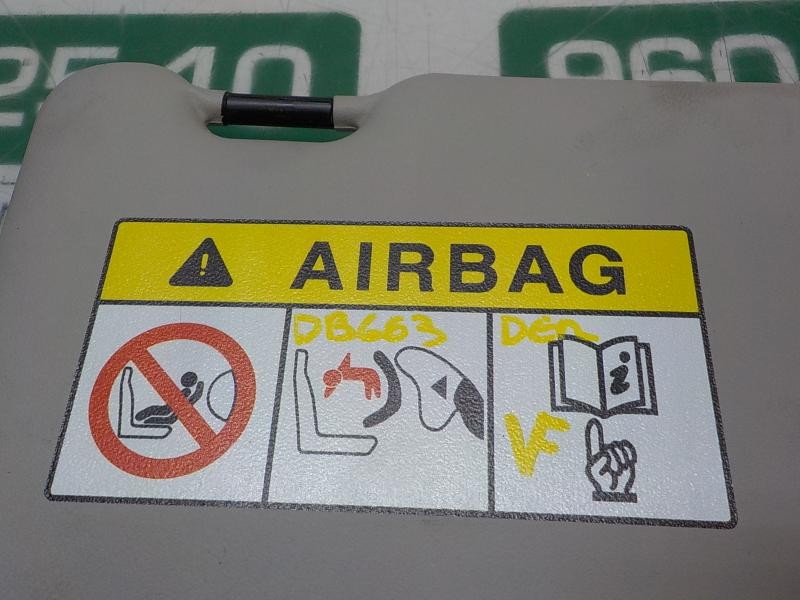 Recambio de parasol derecho para dacia duster basis 4x2 referencia OEM IAM 964004591R  