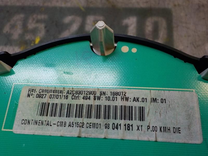 Recambio de cuadro instrumentos para citroën c3 exclusive referencia OEM IAM 98041181XT A2C53385740 A2C53385740