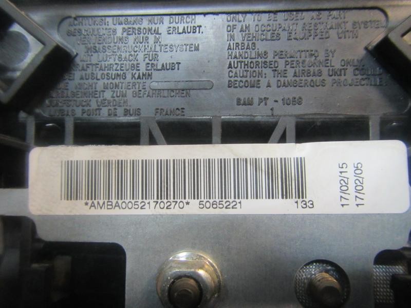 Recambio de airbag delantero izquierdo para nissan primera berlina (p12) acenta referencia OEM IAM 98510BA000  