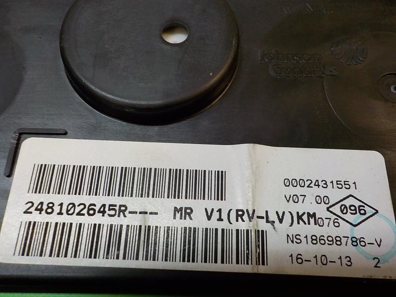 Recambio de cuadro instrumentos para dacia duster 1.5 dci diesel fap cat referencia OEM IAM 248106897R 248102645R 