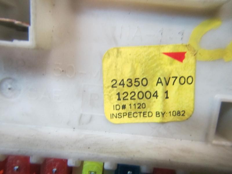 Recambio de caja reles / fusibles para nissan primera berlina (p12) acenta referencia OEM IAM 24350AV700 24350AV700 