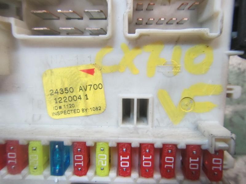 Recambio de caja reles / fusibles para nissan primera berlina (p12) acenta referencia OEM IAM 24350AV700 24350AV700 