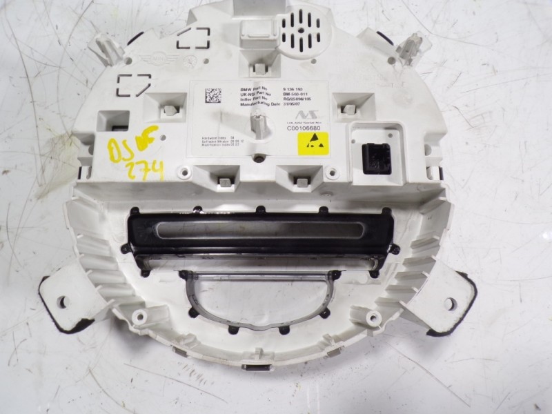 Recambio de cuadro instrumentos para mini mini (r56) cooper d referencia OEM IAM 62109233767 9136193 