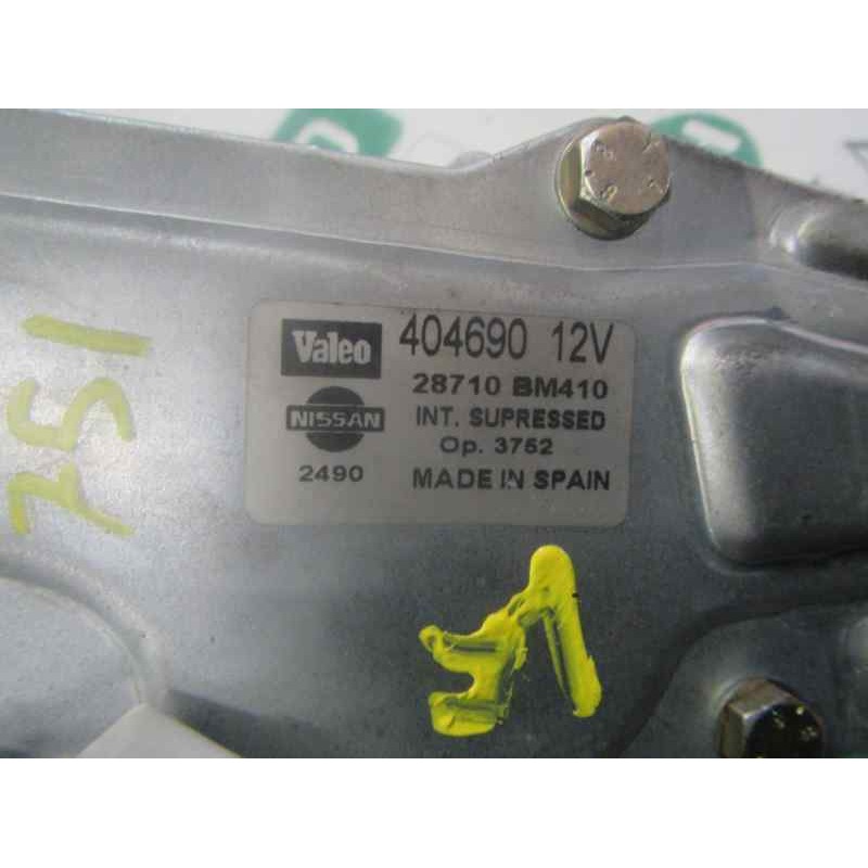 Recambio de motor limpia trasero para nissan almera (n16/e) 2.2 16v turbodiesel cat referencia OEM IAM   