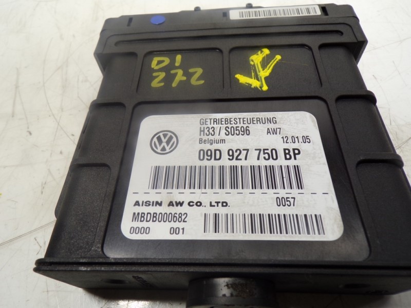 Recambio de centralita cambio automatico para volkswagen touareg (7la) tdi r5 referencia OEM IAM 09D927750DQ 09D927750BP 