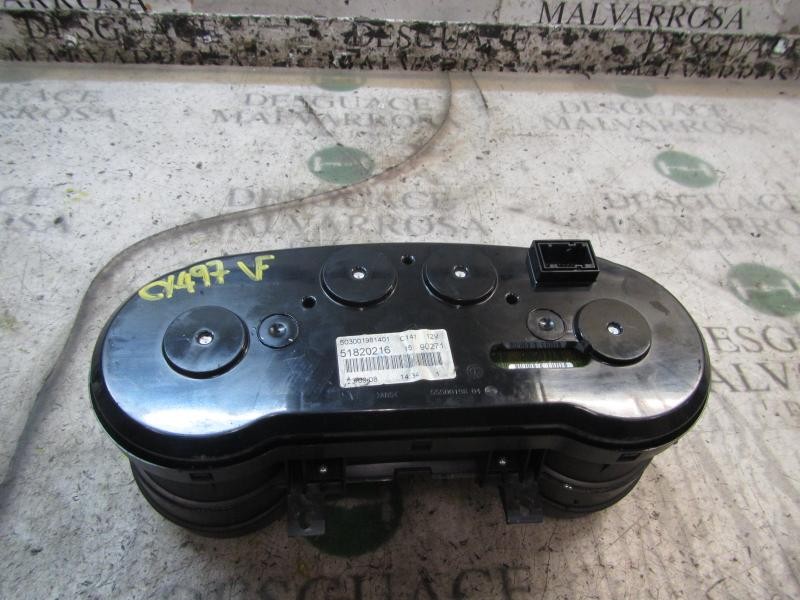 Recambio de cuadro instrumentos para fiat bravo (198) 1.9 active multijet referencia OEM IAM  51820216 