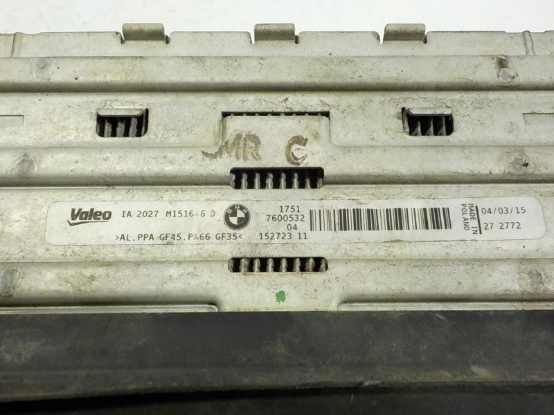 Recambio de intercooler para bmw serie 4 coupe (f32) 2.0 16v turbodiesel referencia OEM IAM 17517600532 1751760053204 