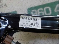 Recambio de elevalunas trasero derecho para volkswagen golf vii lim. (5g1) 1.6 16v tdi dpf referencia OEM IAM 5G4839462B 5G48394 2
