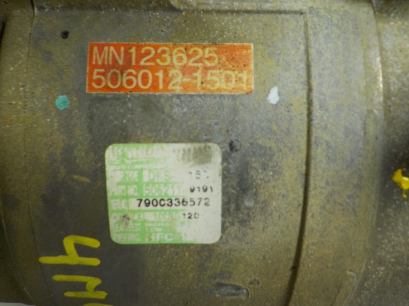 Recambio de compresor aire acondicionado para mitsubishi montero (v60/v70) 3.2 di-d cat referencia OEM IAM   