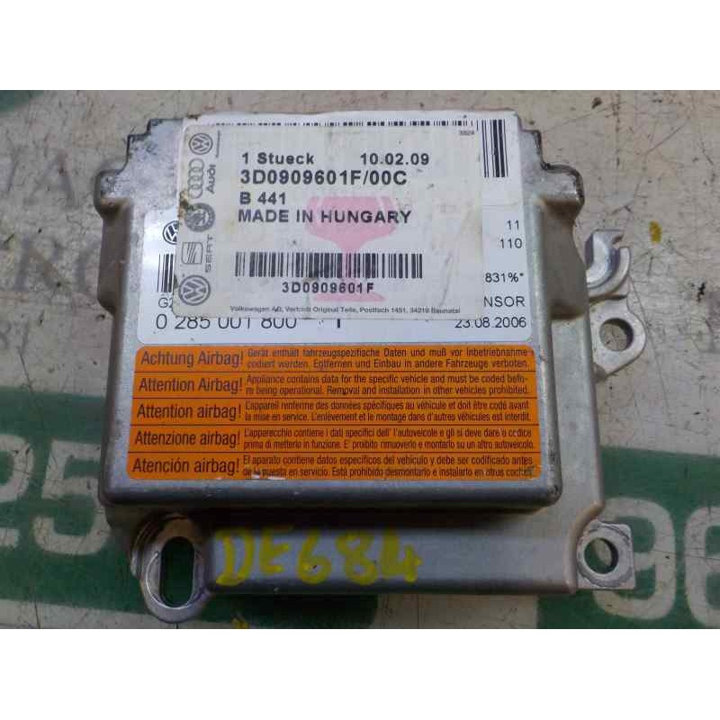 Recambio de centralita airbag para volkswagen touareg (7la) 3.0 v6 tdi dpf referencia OEM IAM 3D0909601F00C 3D0909601F 