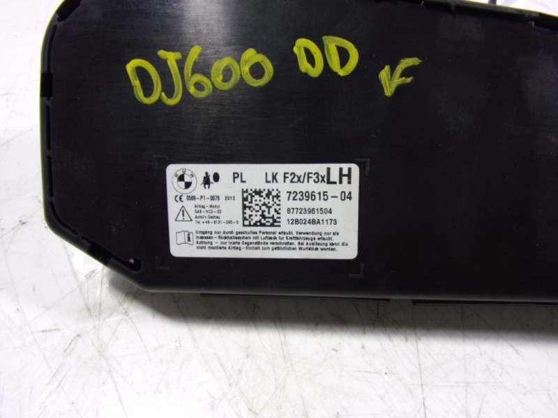 Recambio de airbag lateral delantero derecho para bmw serie 1 lim. (f20) 118i referencia OEM IAM 72127239615 723961504 12B024BA1
