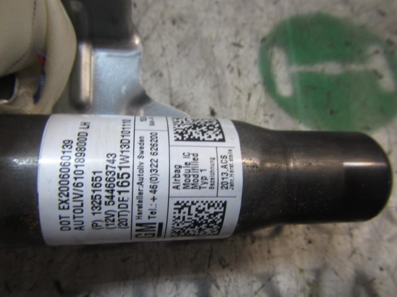 Recambio de airbag cortina delantero izquierdo para chevrolet cruze ls referencia OEM IAM   