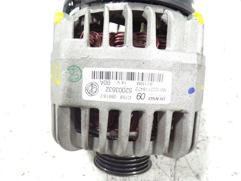 Recambio de alternador para fiat nuova 500 (150) 1.2 cat referencia OEM IAM 51859039 52003532 
