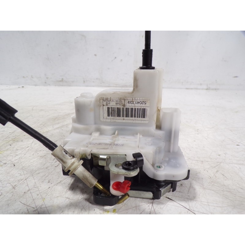 Recambio de cerradura puerta delantera izquierda para fiat nuova 500 (150) 1.2 cat referencia OEM IAM 52041739 52041739 