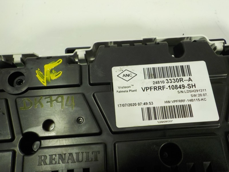 Recambio de cuadro instrumentos para renault trafic furgón 2.0 dci diesel energy referencia OEM IAM 248103330R 248103330R 