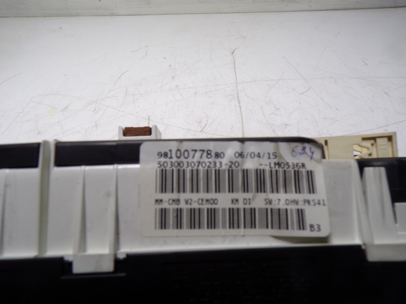 Recambio de cuadro instrumentos para peugeot 508 sw 1.6 e-hdi fap referencia OEM IAM 9807158780 9808559180 