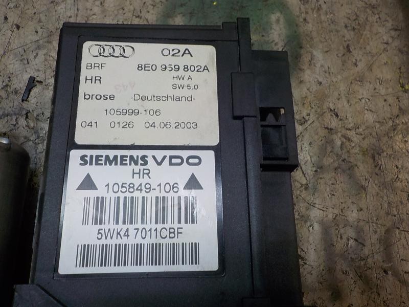 Recambio de motor elevalunas trasero derecho para audi a4 berlina (8e) 1.9 tdi referencia OEM IAM   