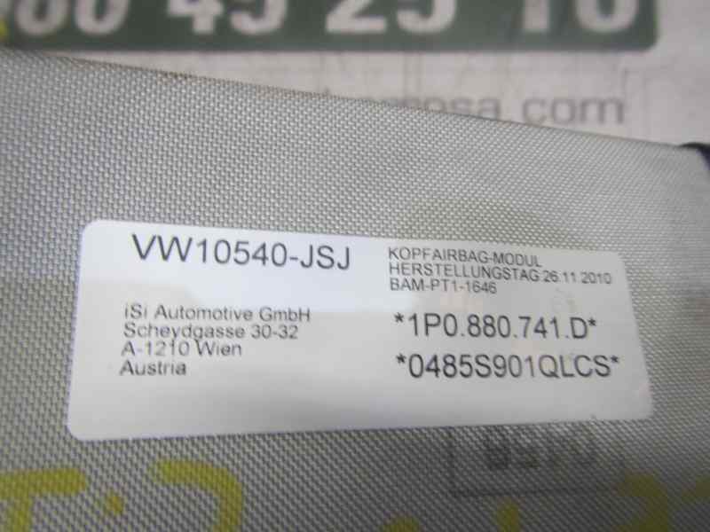 Recambio de airbag lateral izquierdo para seat leon (1p1) reference copa referencia OEM IAM 1P0880741D 1P0880741D 