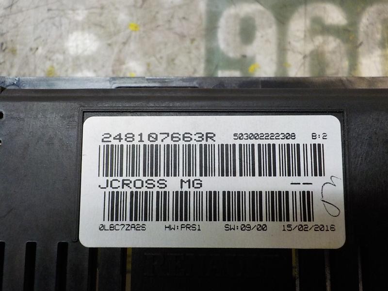 Recambio de cuadro instrumentos para renault scenic iii 1.5 dci diesel fap referencia OEM IAM 248104411R 248107663R 