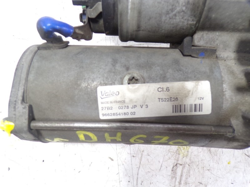 Recambio de motor arranque para citroën c3 picasso 1.6 hdi fap referencia OEM IAM  9662854180 