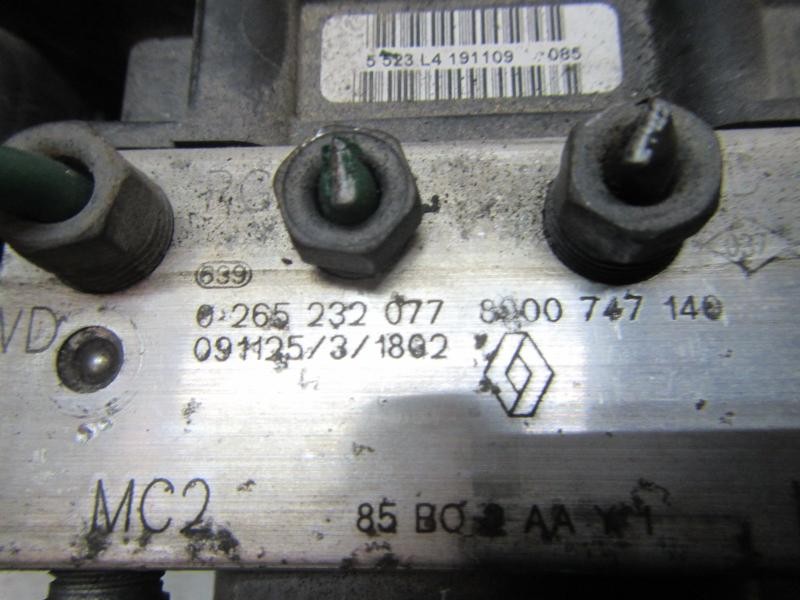 Recambio de abs para renault clio iii expression referencia OEM IAM   