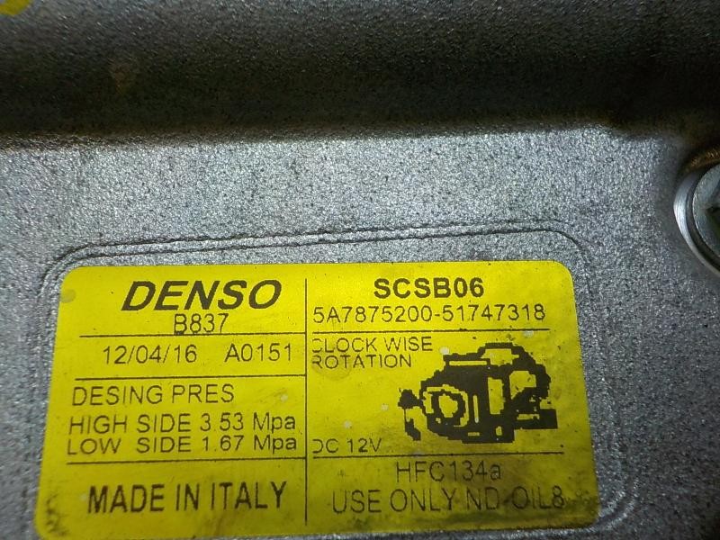 Recambio de compresor aire acondicionado para ford ka (ccu) titanium+ referencia OEM IAM 2637424 5A7875200 5A7875200