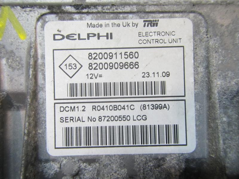 Recambio de centralita motor uce para renault clio iii expression referencia OEM IAM   