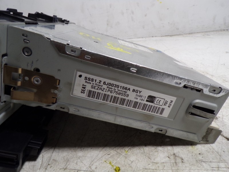 Recambio de sistema audio / radio cd para seat ibiza sc (6j1) fr referencia OEM IAM 6J0035156ABGY 6J0035156A 
