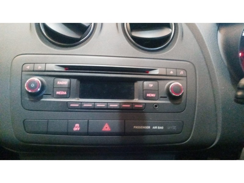 Recambio de sistema audio / radio cd para seat ibiza sc (6j1) fr referencia OEM IAM 6J0035156ABGY 6J0035156A 