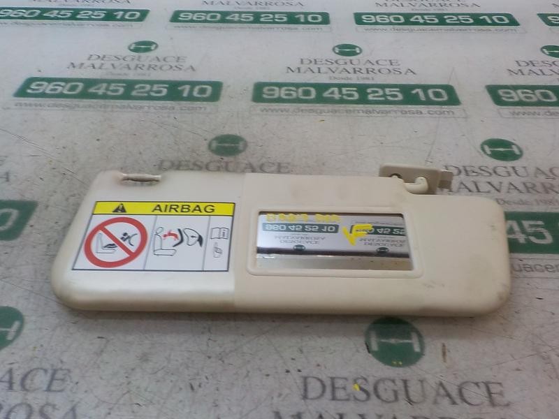 Recambio de parasol derecho para ford ka (ccu) titanium+ referencia OEM IAM 1913511  