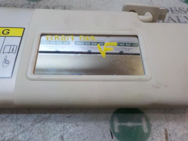 Recambio de parasol derecho para ford ka (ccu) titanium+ referencia OEM IAM 1913511  