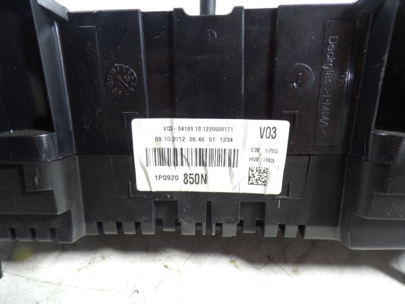 Recambio de cuadro instrumentos para seat altea xl (5p5) 1.6 tdi referencia OEM IAM 1P0920850N 1P0920850N 