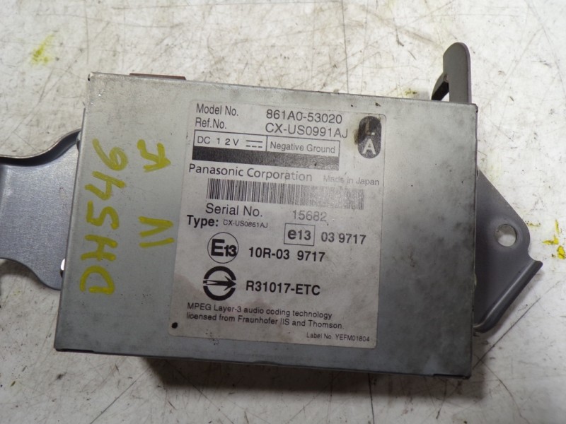 Recambio de modulo electronico para lexus is200 (ds2/is2) 2.2 d-cat referencia OEM IAM 861A048030 861A053020 