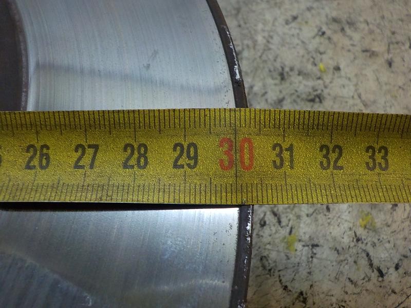 Recambio de disco freno trasero para audi a6 berlina (4f2) 2.0 tdi referencia OEM IAM 4F0615601E  