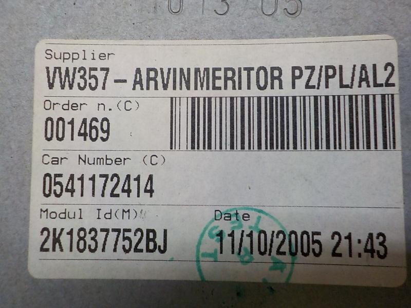 Recambio de elevalunas delantero derecho para volkswagen caddy ka/kb (2k) 1.9 tdi referencia OEM IAM   