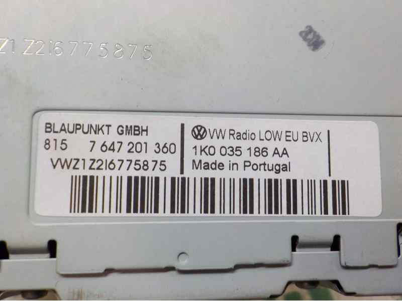 Recambio de sistema audio / radio cd para volkswagen golf vi variant (aj5) advance referencia OEM IAM 1K0057187AX 1K0035186AA 