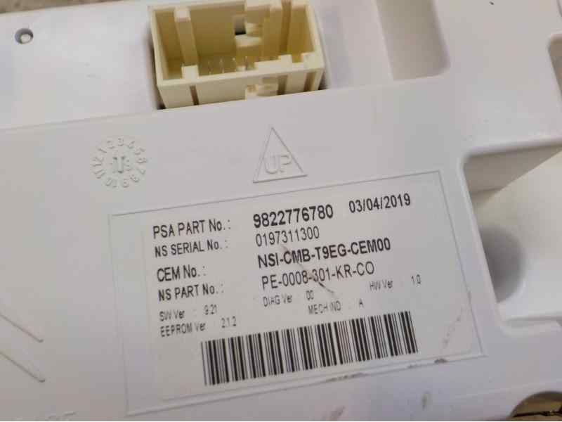 Recambio de cuadro instrumentos para peugeot 308 active referencia OEM IAM 9822776780 9822776780 