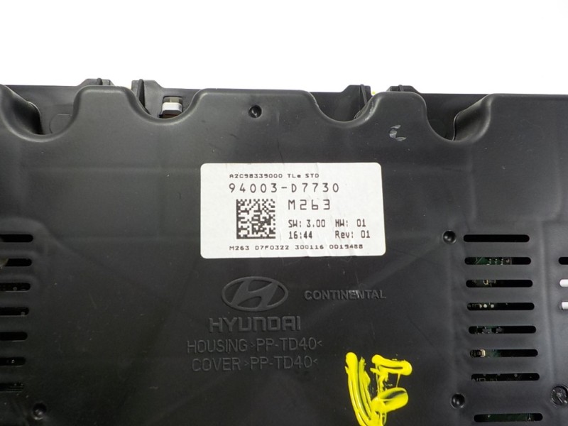 Recambio de cuadro instrumentos para hyundai tucson tecno safe 2wd bluedrive referencia OEM IAM 94003D7730 94003D7730 