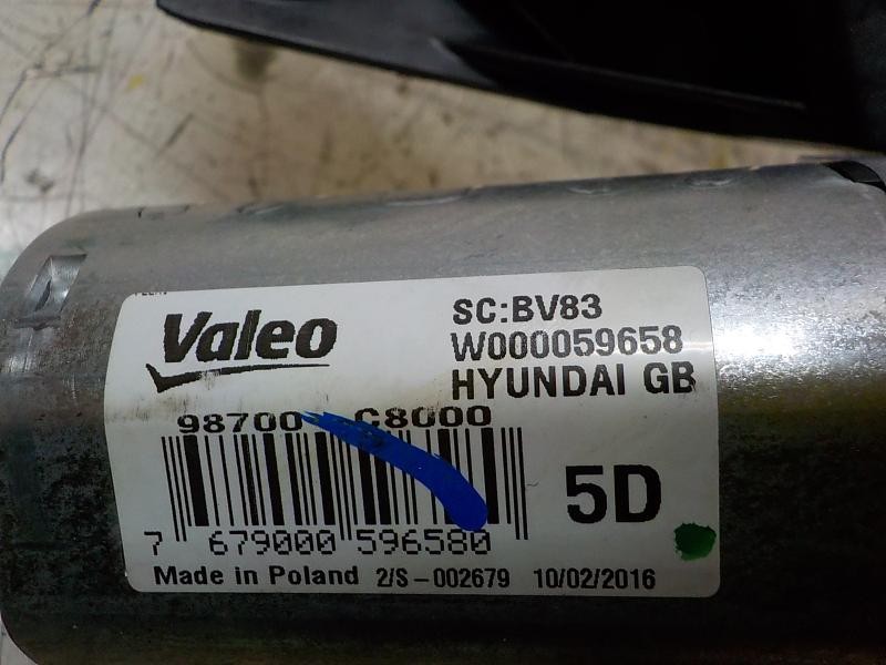 Recambio de motor limpia trasero para hyundai i20 klass referencia OEM IAM 98700C8000 98700C8000 W000059658