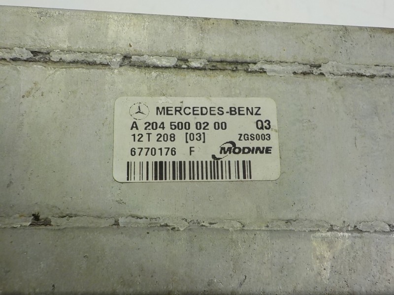 Recambio de intercooler para mercedes-benz clase c (w204) coupe 1.6 cat referencia OEM IAM A2045000200 A2045000200 