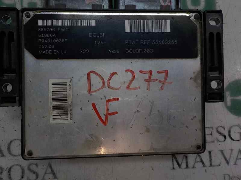 Recambio de centralita motor uce para fiat doblo (119) 1.9 diesel cat referencia OEM IAM   