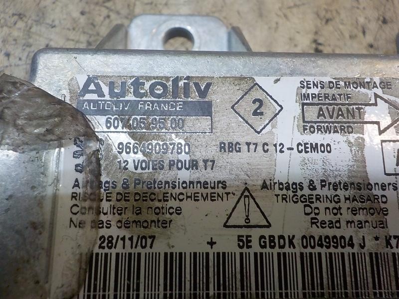 Recambio de centralita airbag para peugeot 308 sport referencia OEM IAM   