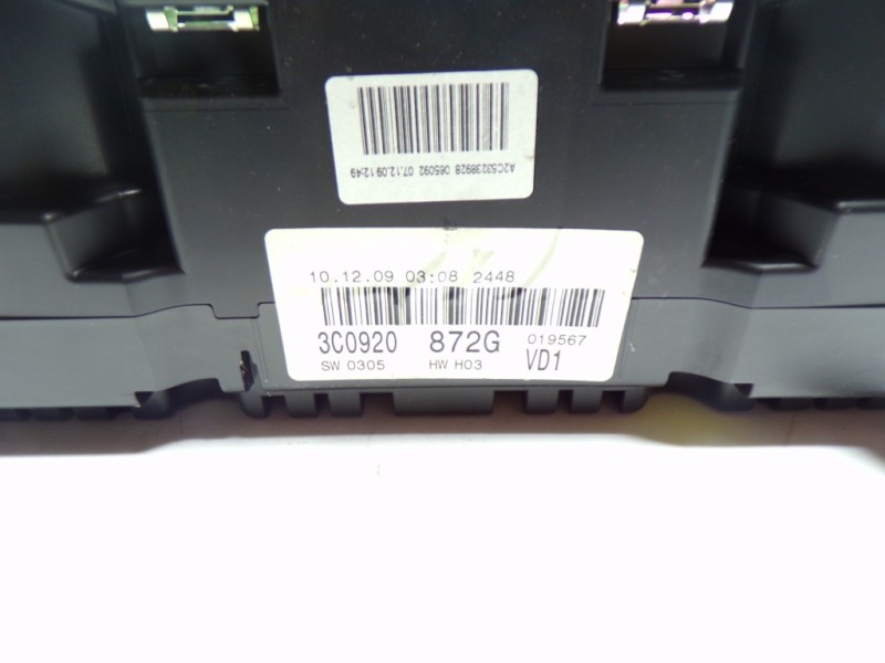 Recambio de cuadro instrumentos para volkswagen passat berlina (3c2) 2.0 tdi referencia OEM IAM 3C0920872G 3C0920872G A2C5337589