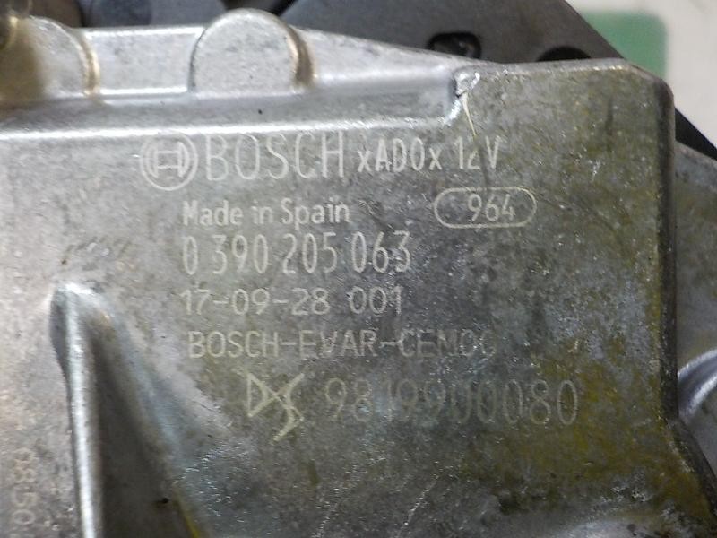 Recambio de motor limpia trasero para citroën c3 aircross live referencia OEM IAM 9819900080 0390205063 0390205063